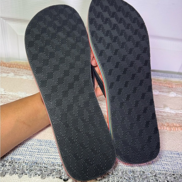 Orlebar Brown Cork Sandals with Black Straps